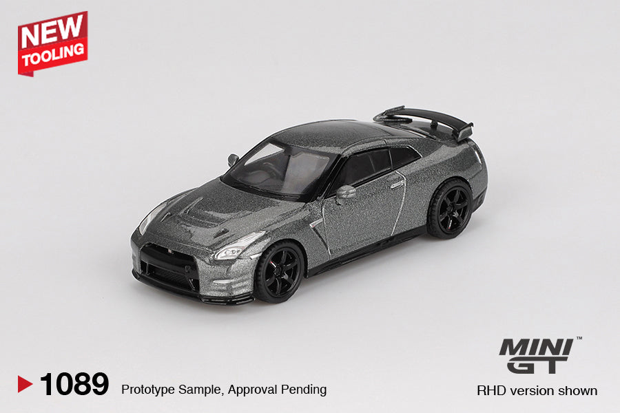 Mini GT 1:64 NISSAN GT-R 2013 Dark Metal Gray (MGT01089) Diecast Car Model Available In November 2025 Pre Order Now