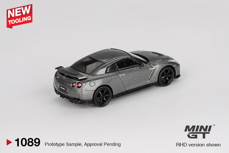 Mini GT 1:64 NISSAN GT-R 2013 Dark Metal Gray (MGT01089) Diecast Car Model Available In November 2025 Pre Order Now