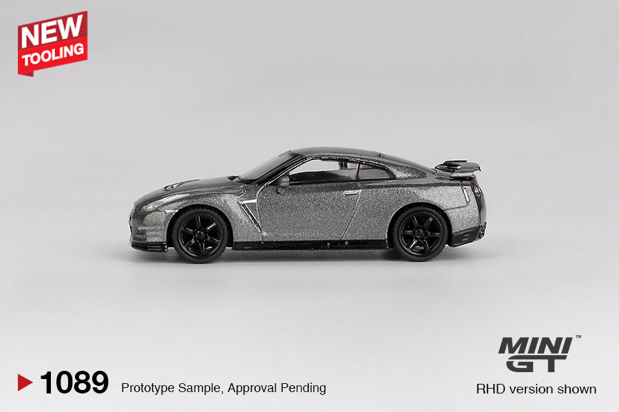 Mini GT 1:64 NISSAN GT-R 2013 Dark Metal Gray (MGT01089) Diecast Car Model Available In November 2025 Pre Order Now