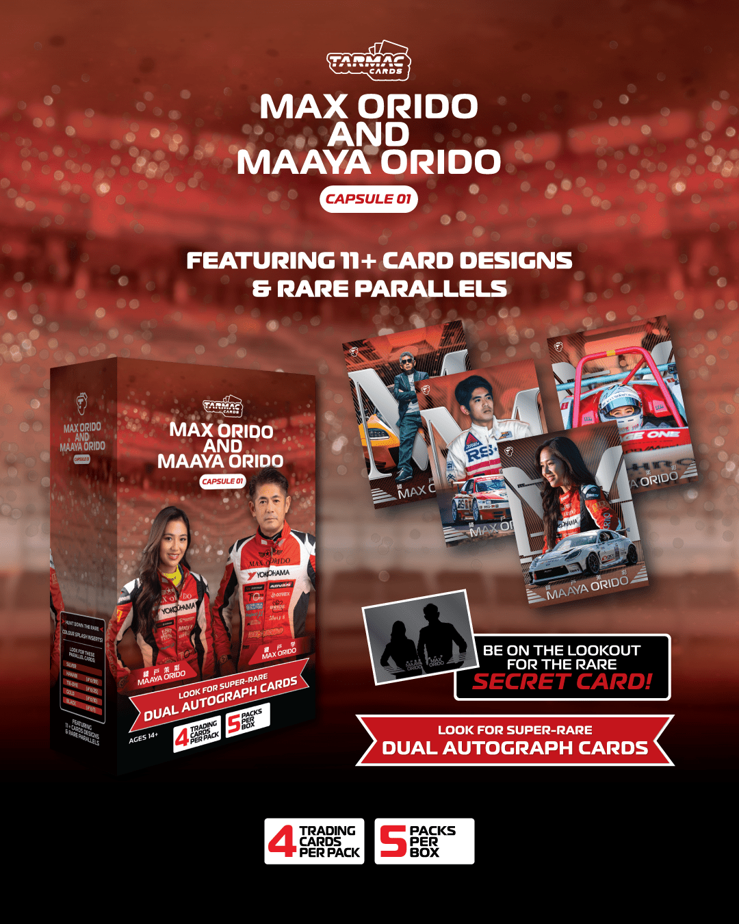 Tarmac Works Max Orido & Maaya Orido Capsule 01 (TC-MMOE-01) Trading Cards Available In August 2025 Pre Order Now