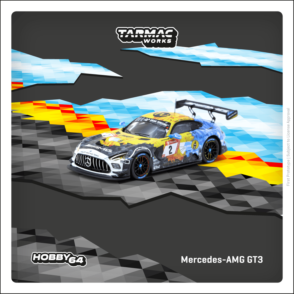 Tarmac Works 1:64 Mercedes-AMG GT3 Nürburgring 24h 2020 (T64-062-20NUR02) Diecast Car Model Available In August 2025 Pre Order Now