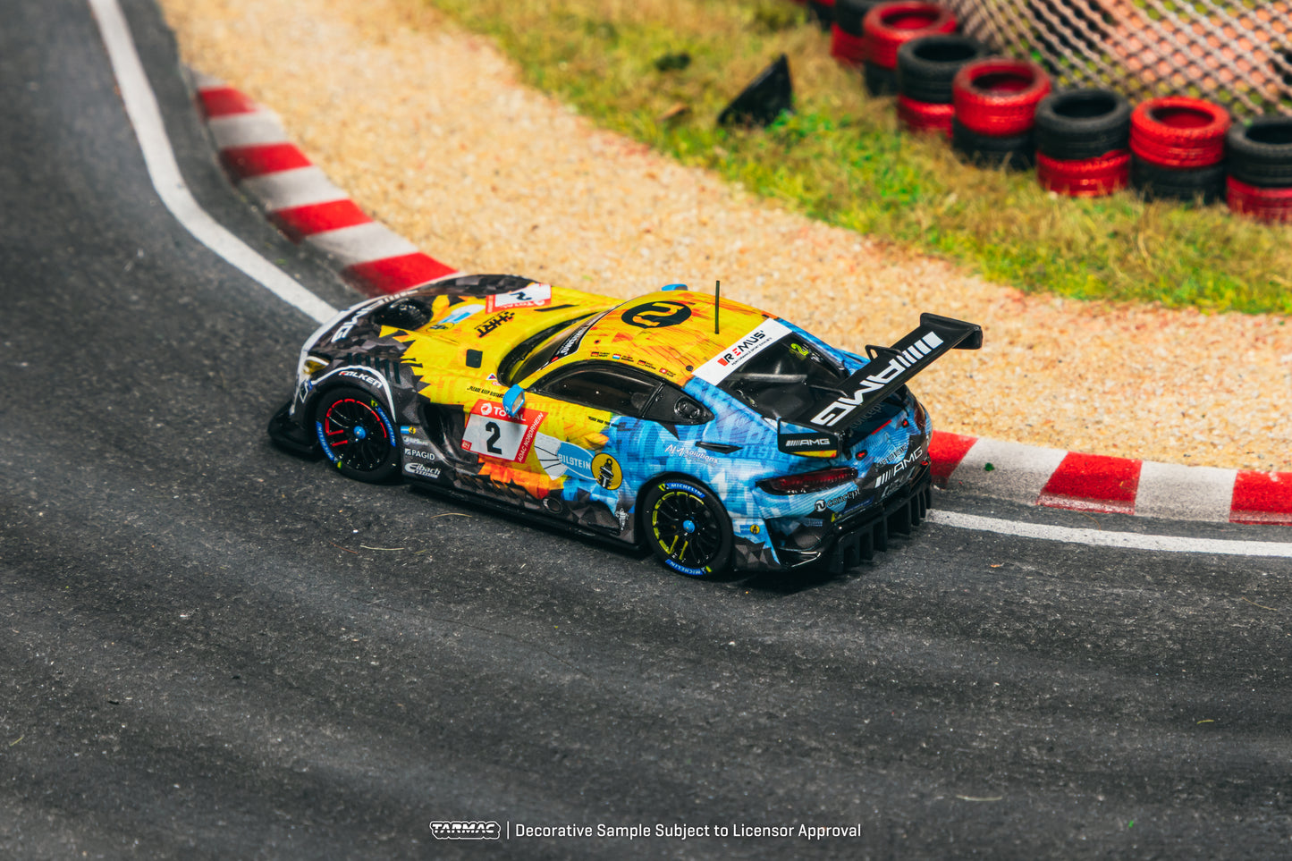 Tarmac Works 1:64 Mercedes-AMG GT3 Nürburgring 24h 2020 (T64-062-20NUR02) Diecast Car Model Available In August 2025 Pre Order Now