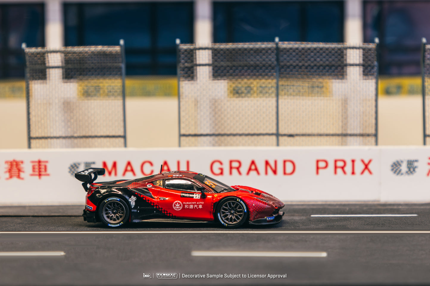 Tarmac Works 1:64 Ferrari 488 GT3 Macau GT Cup 2022 (T64-072-22MGP51) Diecast Car Model Available In August 2025 Pre Order Now