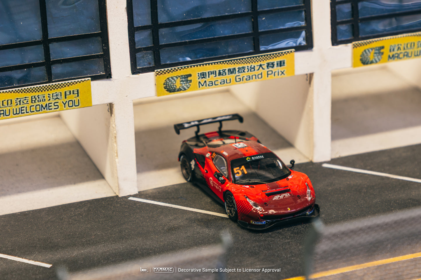 Tarmac Works 1:64 Ferrari 488 GT3 Macau GT Cup 2022 (T64-072-22MGP51) Diecast Car Model Available In August 2025 Pre Order Now