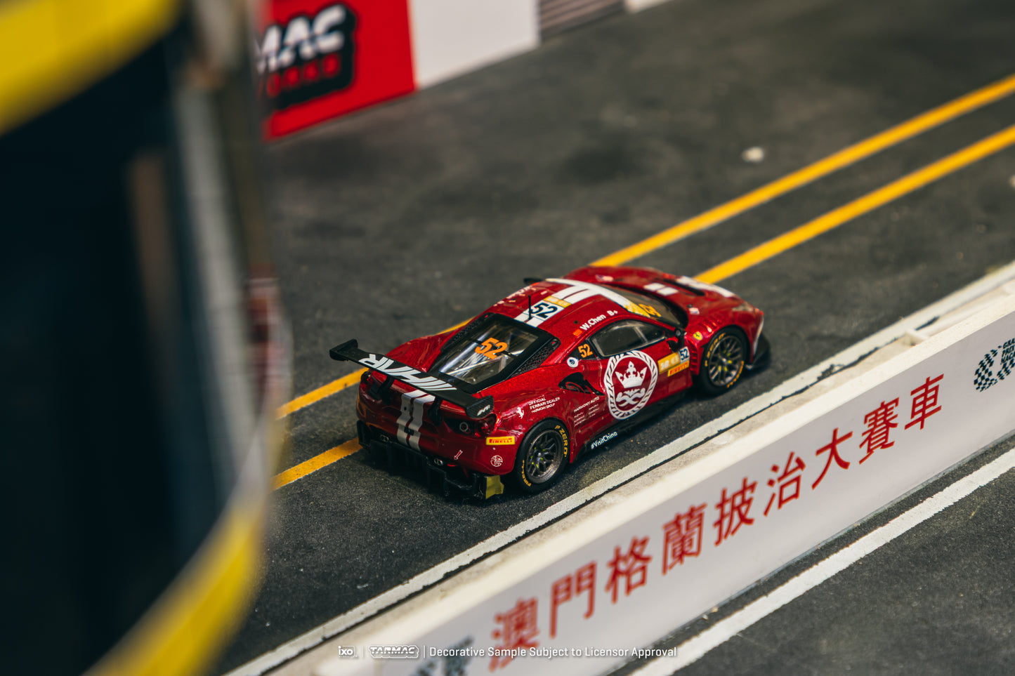 Tarmac Works 1:64 Ferrari 488 GT3 Macau GT Cup - FIA GT World Cup 2023 (T64-072-23MGP52) Diecast Car Model Available In October 2025 Pre Order Now