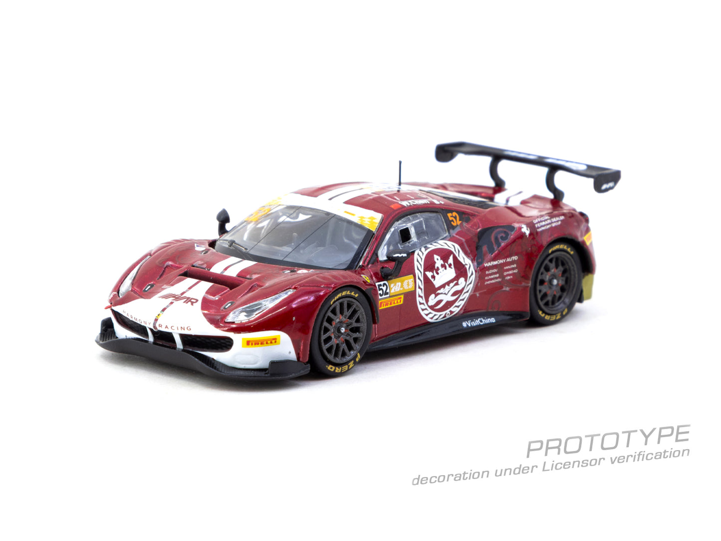 Tarmac Works 1:64 Ferrari 488 GT3 Macau GT Cup - FIA GT World Cup 2023 (T64-072-23MGP52) Diecast Car Model Available In October 2025 Pre Order Now