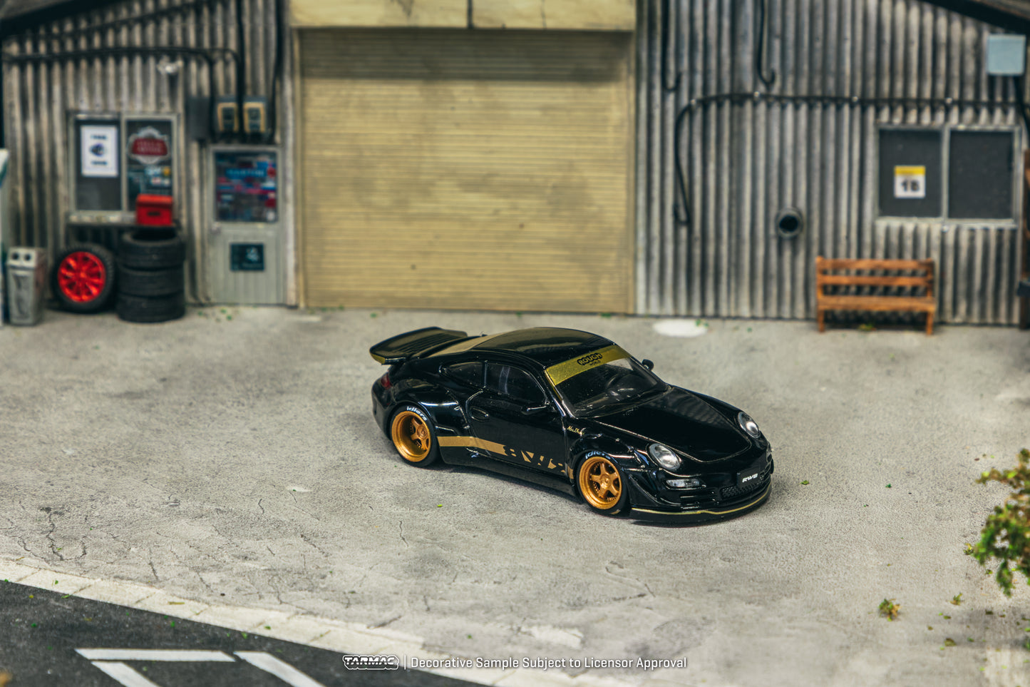 Tarmac Works 1:64 RWB 997 Black (T64-TL057-BK) Diecast Car Model Available In October 2025 Pre Order Now