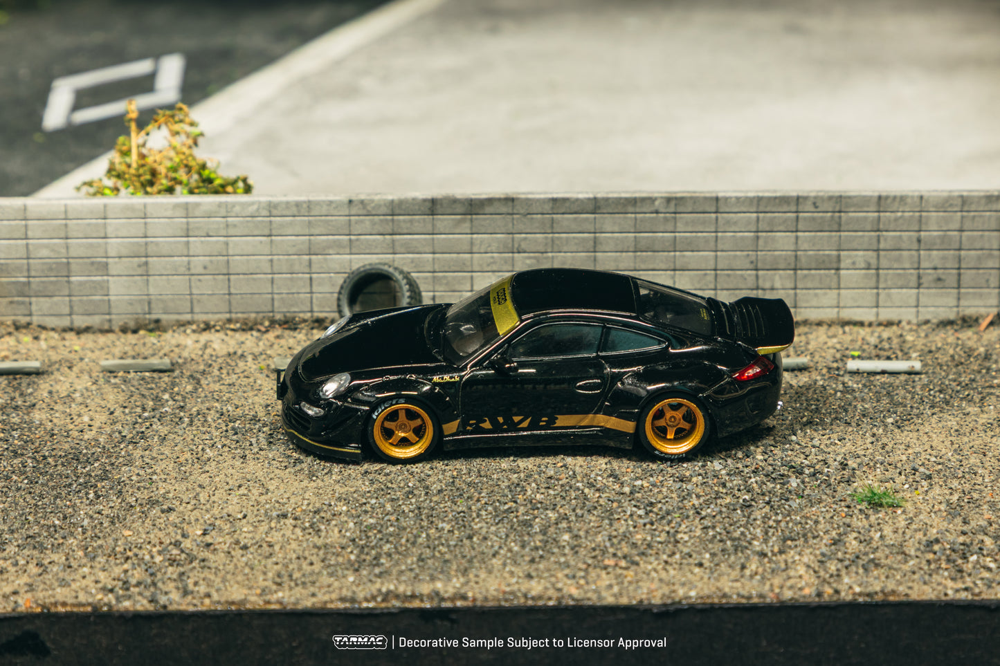 Tarmac Works 1:64 RWB 997 Black (T64-TL057-BK) Diecast Car Model Available In October 2025 Pre Order Now