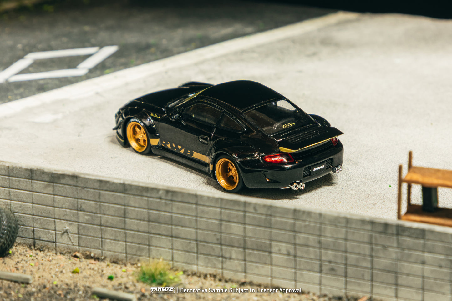 Tarmac Works 1:64 RWB 997 Black (T64-TL057-BK) Diecast Car Model Available In October 2025 Pre Order Now