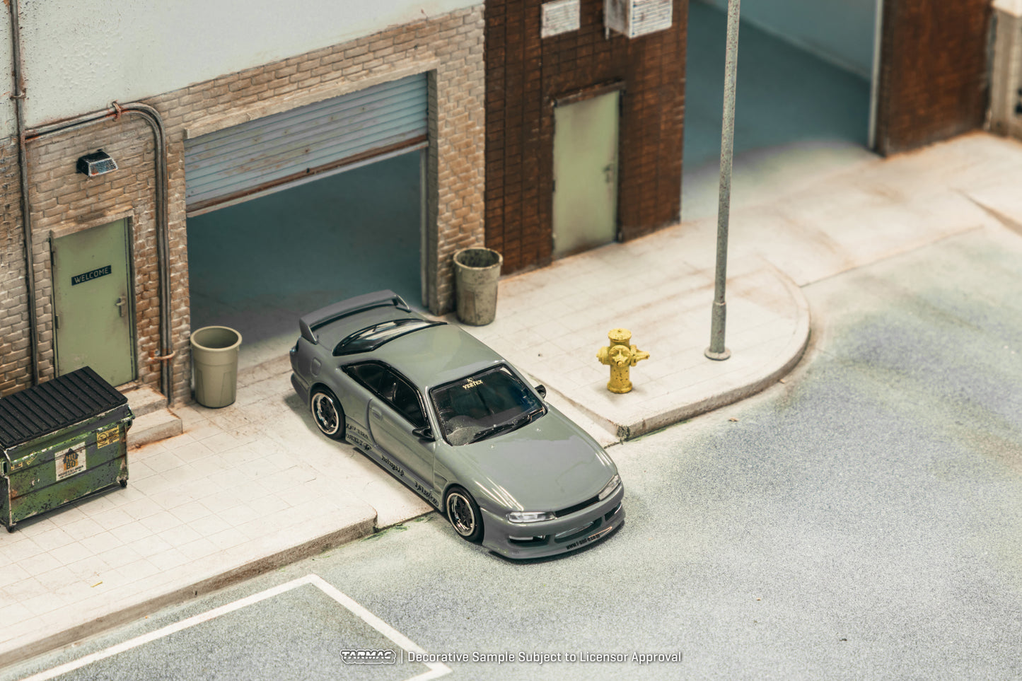 Tarmac Works 1:64 VERTEX Silvia (S14) Grey (T64G-018-GY) Diecast Car Model Available In September 2025 Pre Order Now