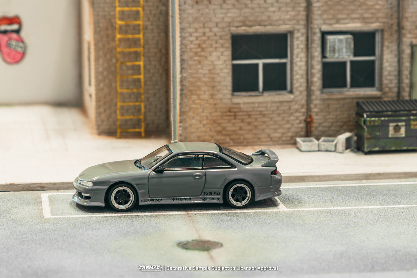 Tarmac Works 1:64 VERTEX Silvia (S14) Grey (T64G-018-GY) Diecast Car Model Available In September 2025 Pre Order Now