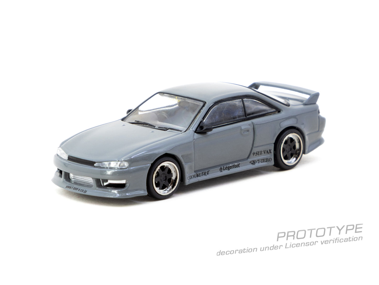 Tarmac Works 1:64 VERTEX Silvia (S14) Grey (T64G-018-GY) Diecast Car Model Available In September 2025 Pre Order Now