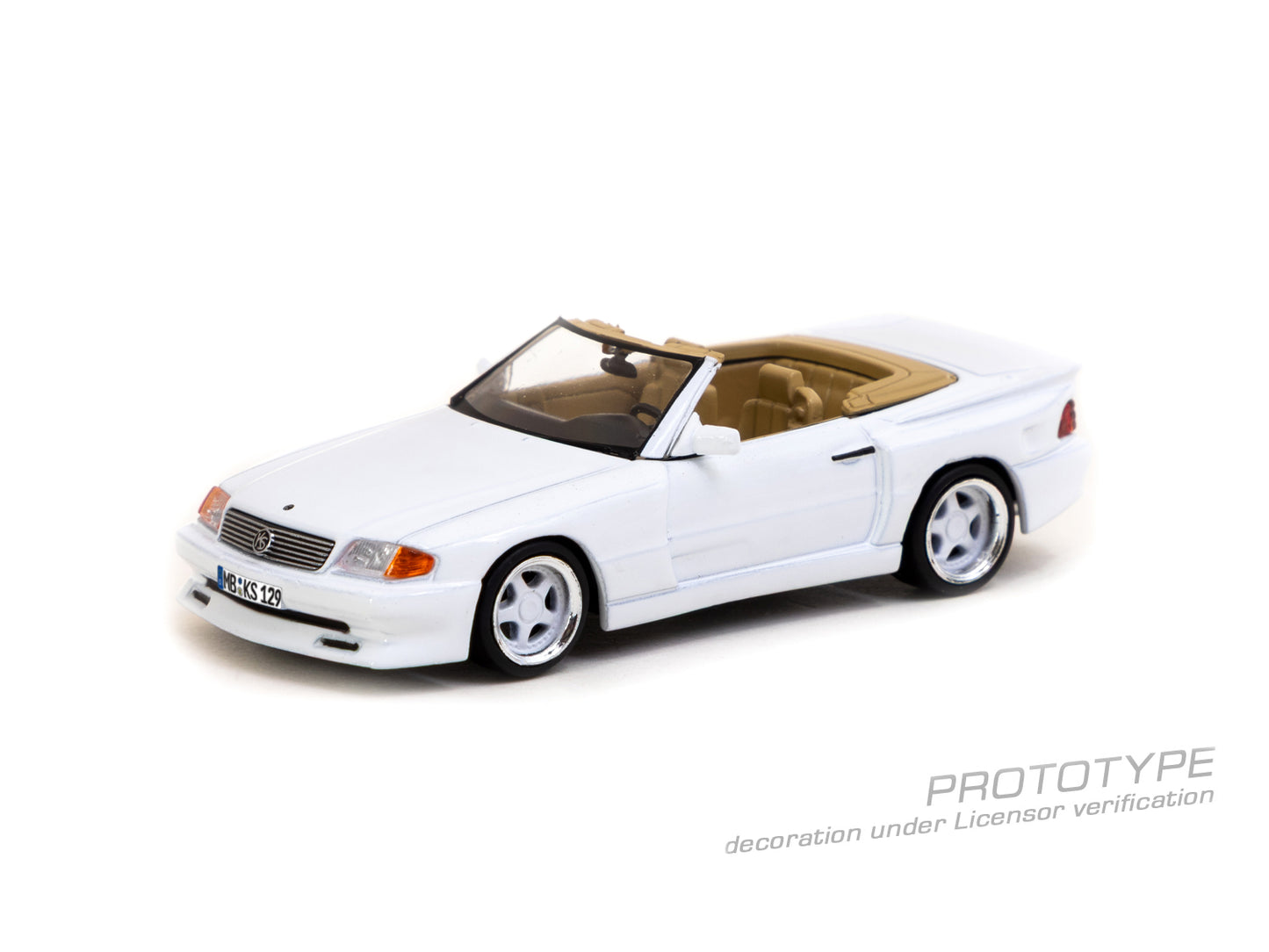 Tarmac Works 1:64 Mercedes-Benz SL 500 Koenig Specials White (T64G-045-WH) Diecast Car Model Available In October 2025 Pre Order Now