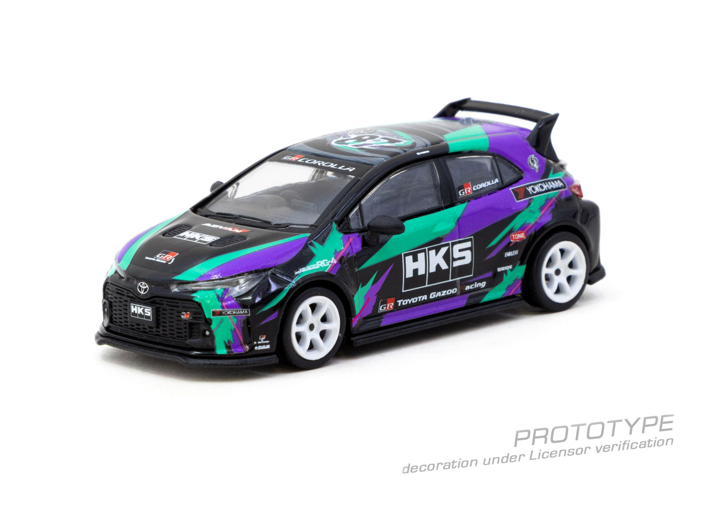 Tarmac Works 1:64 HKS Toyota GR Corolla (T64G-066-HKS) Diecast Car Model Available In November 2025 Pre Order Now