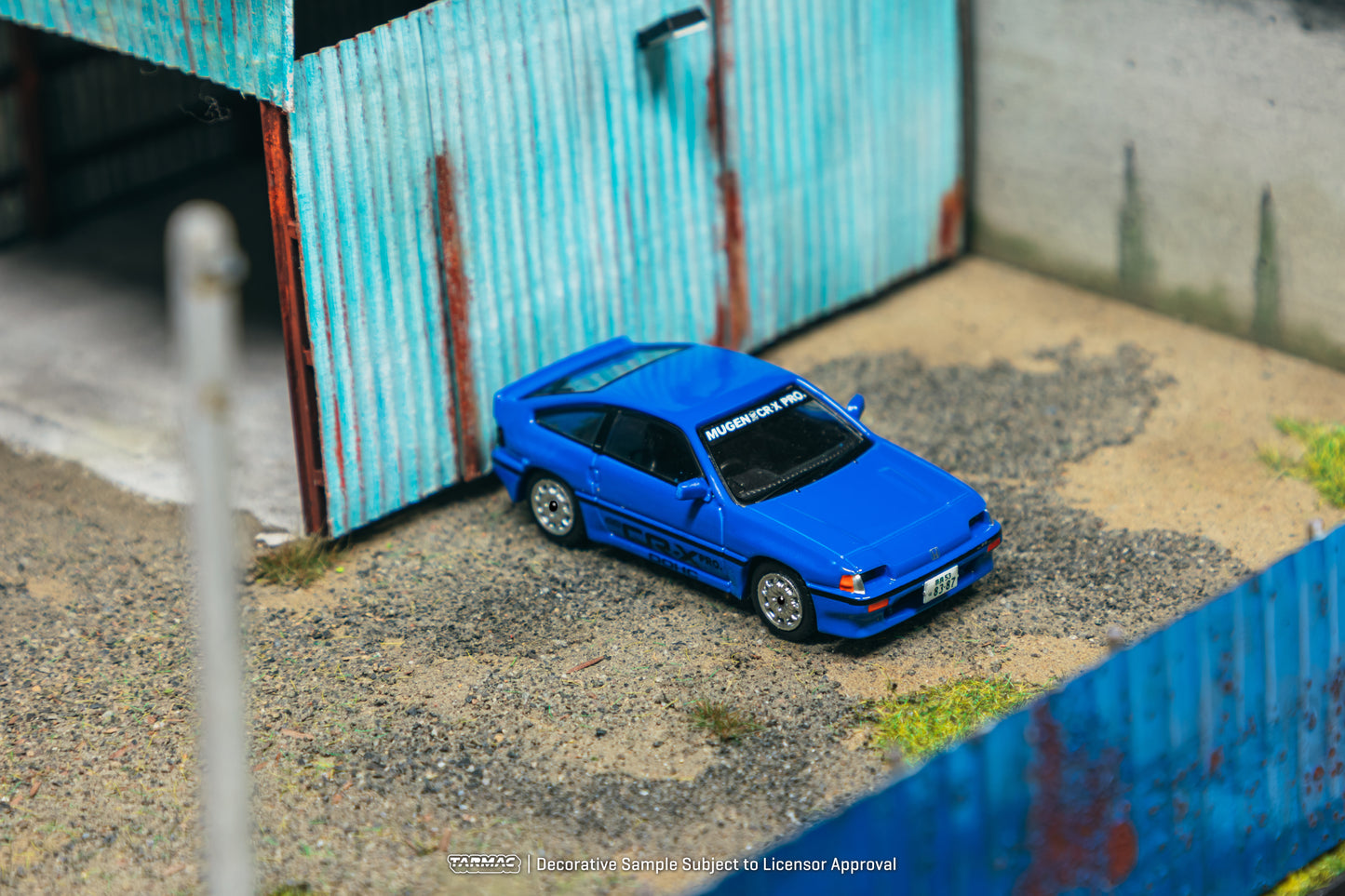 Tarmac Works 1:64 HONDA Ballade Sports MUGEN CR-X PRO Blue (T64G-TL058-BL) Diecast Car Model Available In September 2025 Pre Order Now