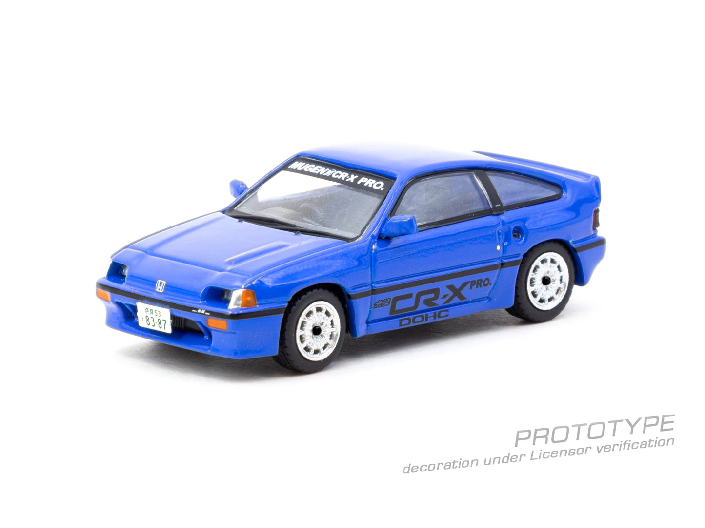 Tarmac Works 1:64 HONDA Ballade Sports MUGEN CR-X PRO Blue (T64G-TL058-BL) Diecast Car Model Available In September 2025 Pre Order Now