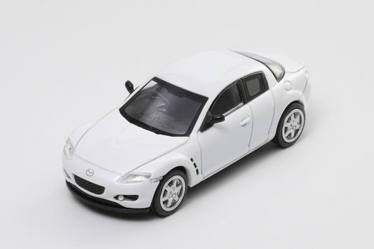 DCT 1:64 Mazda RX8 Pearl White / Gray / Yellow / Silver (LL-004-12-LL-004-16) Diecast Car Model Available In August 2025 Pre Order Now