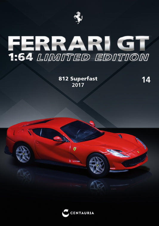 CENTAURIA & IXO COLLECTIONS x CLDC 1:64 FERRARI 812 SUPERFAST 2017 Car With Book (IXC.FSD.FE.014) Diecast Car Model Available In November 2025 Pre Order Now