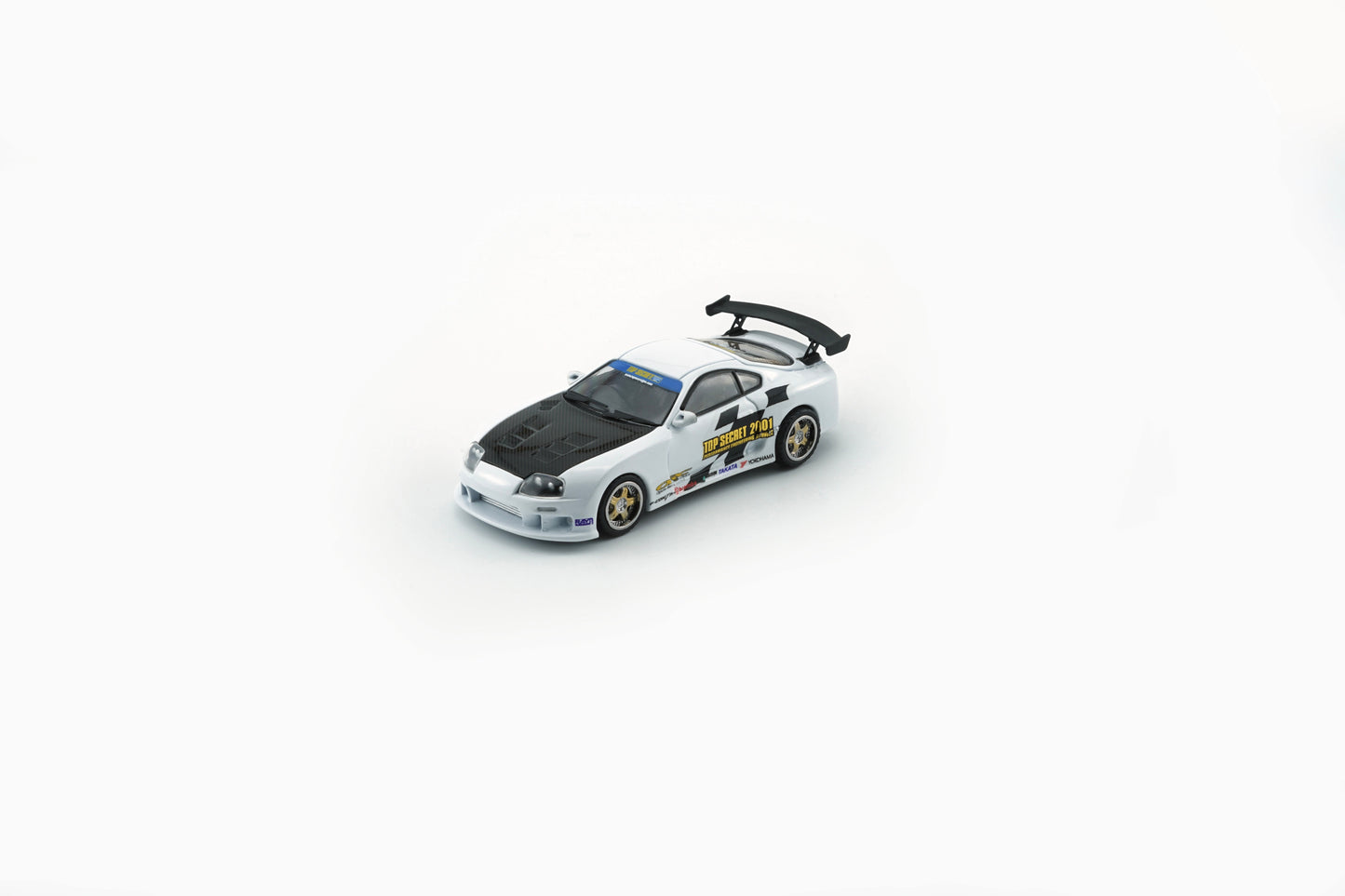 [HEC2025] BM Creations x CLDC Exclusive 1:64 Toyota Supra X Top Secret (JZA80) White (64B0431) Diecast Car Model Available Now