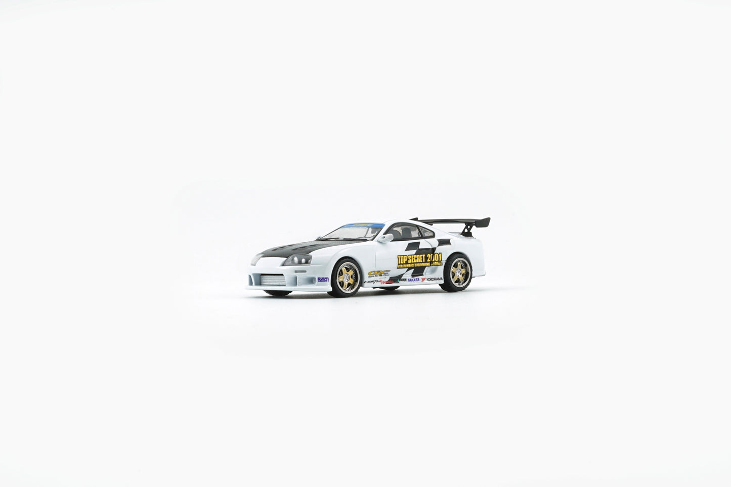 [HEC2025] BM Creations x CLDC Exclusive 1:64 Toyota Supra X Top Secret (JZA80) White (64B0431) Diecast Car Model Available Now
