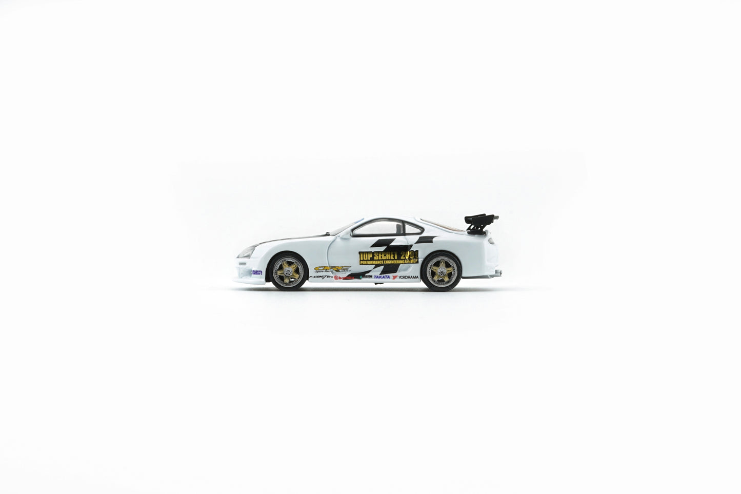 [HEC2025] BM Creations x CLDC Exclusive 1:64 Toyota Supra X Top Secret (JZA80) White (64B0431) Diecast Car Model Available Now