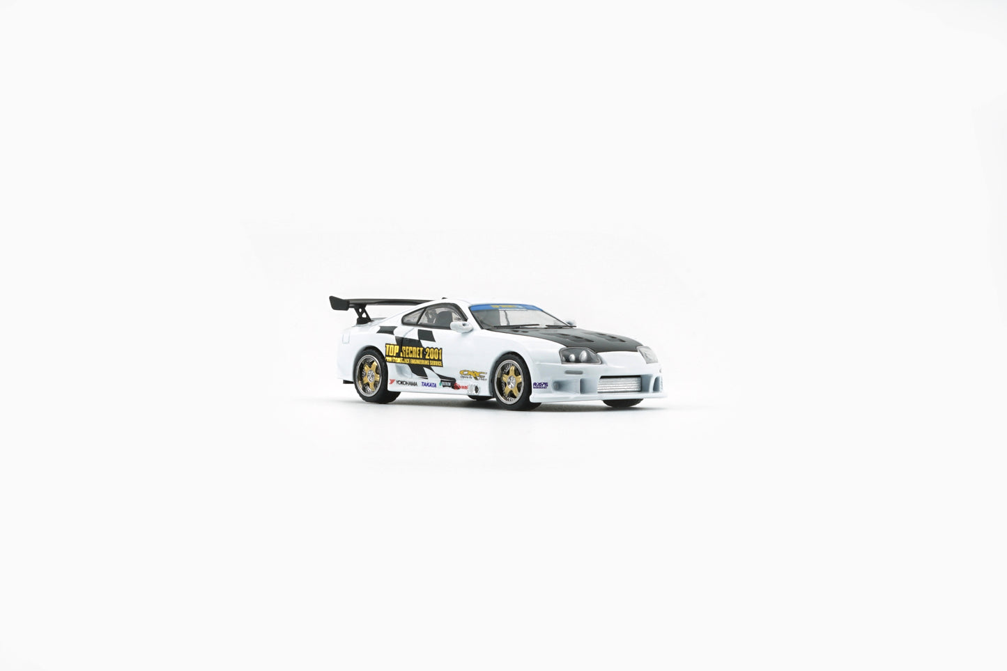 [HEC2025] BM Creations x CLDC Exclusive 1:64 Toyota Supra X Top Secret (JZA80) White (64B0431) Diecast Car Model Available Now