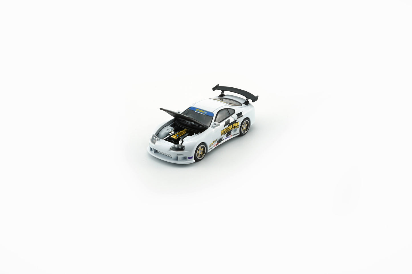 [HEC2025] BM Creations x CLDC Exclusive 1:64 Toyota Supra X Top Secret (JZA80) White (64B0431) Diecast Car Model Available Now