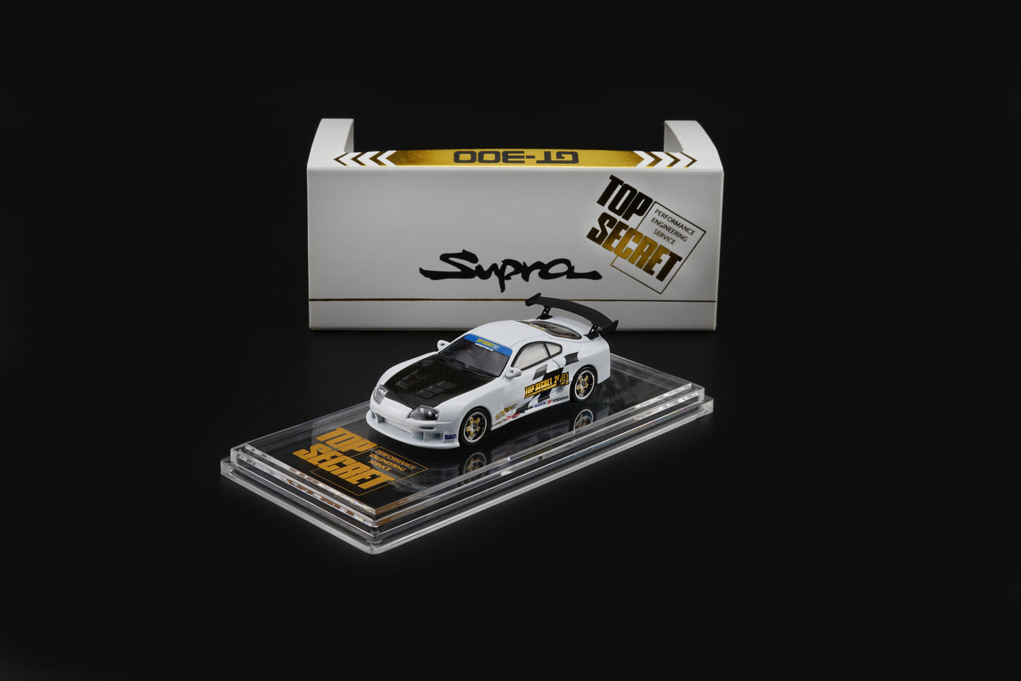 [HEC2025] BM Creations x CLDC Exclusive 1:64 Toyota Supra X Top Secret (JZA80) White (64B0431) Diecast Car Model Available Now