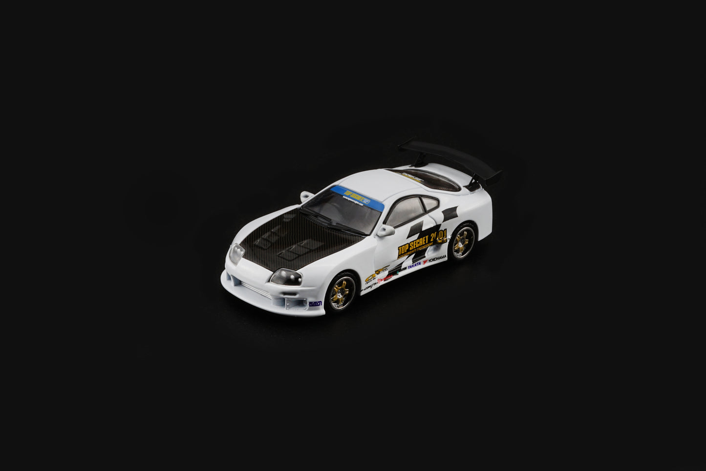 [HEC2025] BM Creations x CLDC Exclusive 1:64 Toyota Supra X Top Secret (JZA80) White (64B0431) Diecast Car Model Available Now