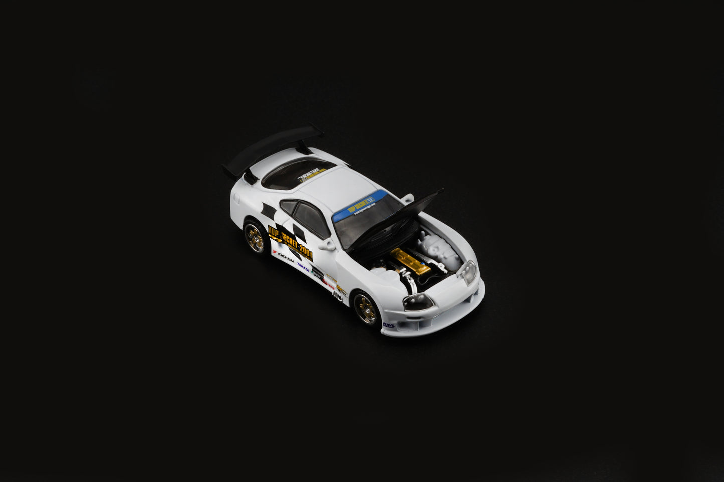 [HEC2025] BM Creations x CLDC Exclusive 1:64 Toyota Supra X Top Secret (JZA80) White (64B0431) Diecast Car Model Available Now
