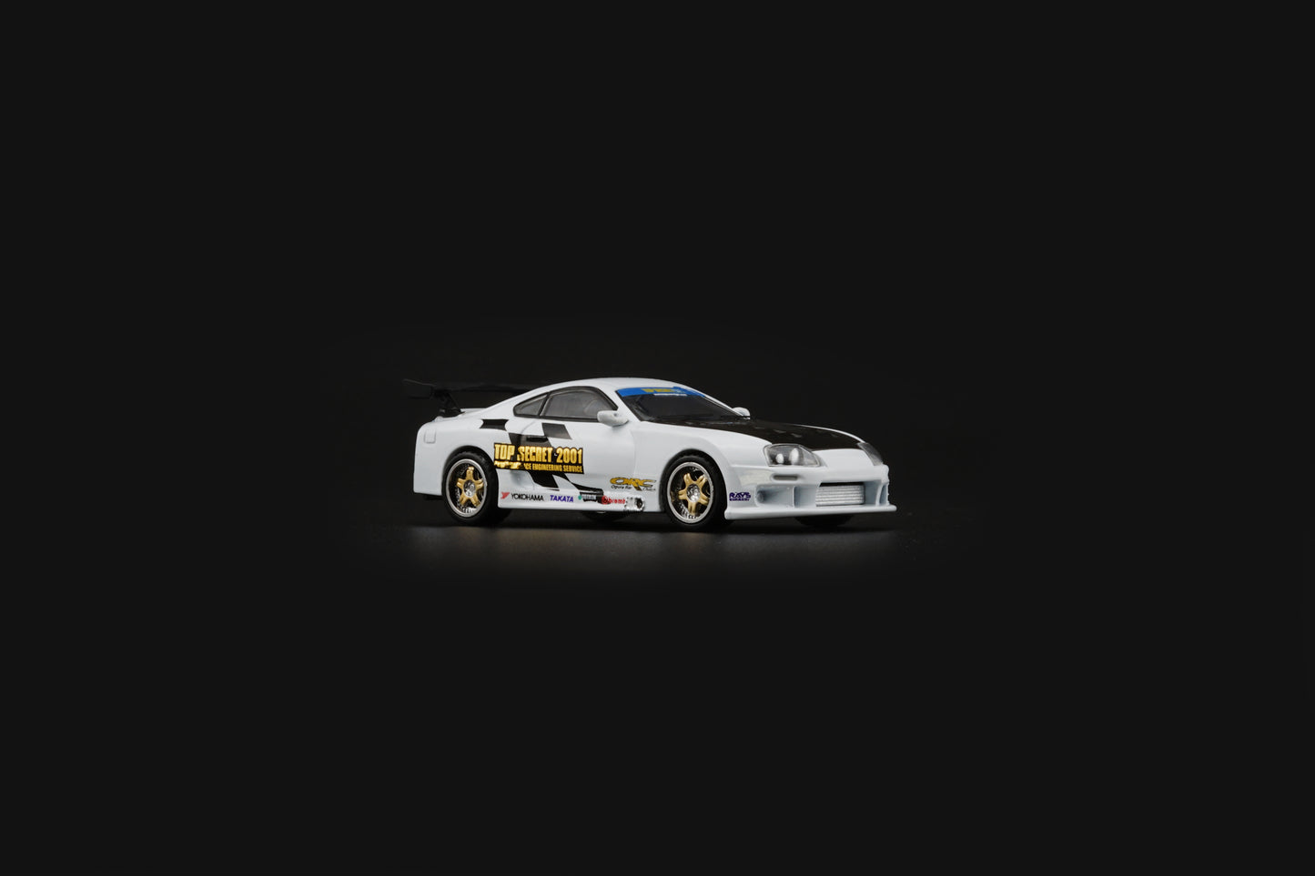 [HEC2025] BM Creations x CLDC Exclusive 1:64 Toyota Supra X Top Secret (JZA80) White (64B0431) Diecast Car Model Available Now