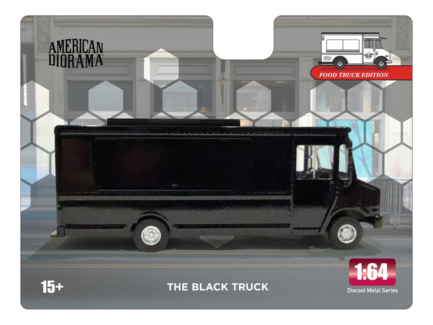 American Diorama 1:64 Food Truck series - Graffiti style / LB Cafe / The Black Truck ( AD-70102 / AD-70103 / AD-70201 ) Diecast Model Available In October 2025 Pre Order Now