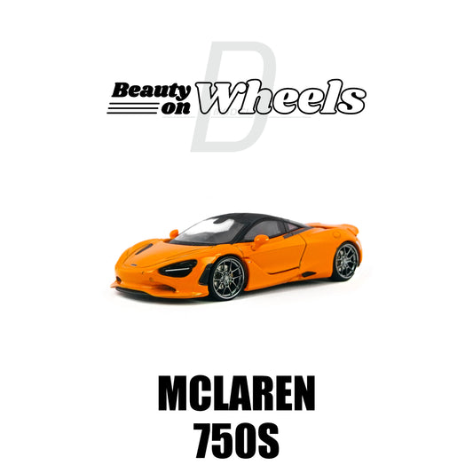 D MODEL 1:64 McLaren 750S Orange (DBW052A) Diecast Car Model Available Now