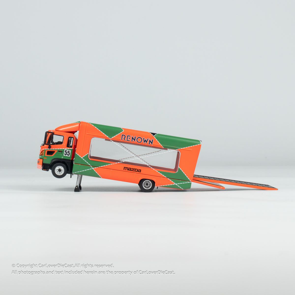 Unique Model 1:64 Hino 500 Ranger Mazda x RENOWN Elevating Container Transport Vehicle (UM001-014) Diecast Car Model AvailableNow