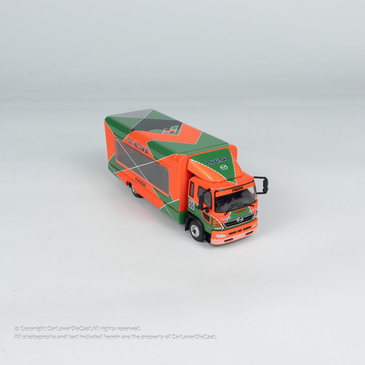 Unique Model 1:64 Hino 500 Ranger Mazda x RENOWN Elevating Container Transport Vehicle (UM001-014) Diecast Car Model AvailableNow