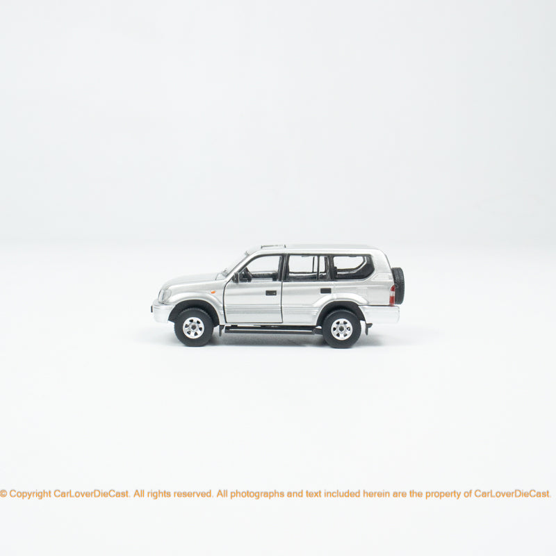 BM Creations 1:64 Toyota Land Cruiser Prado LC95 -Silver (LHD) (64B0351) Diecast Car Model Available Now