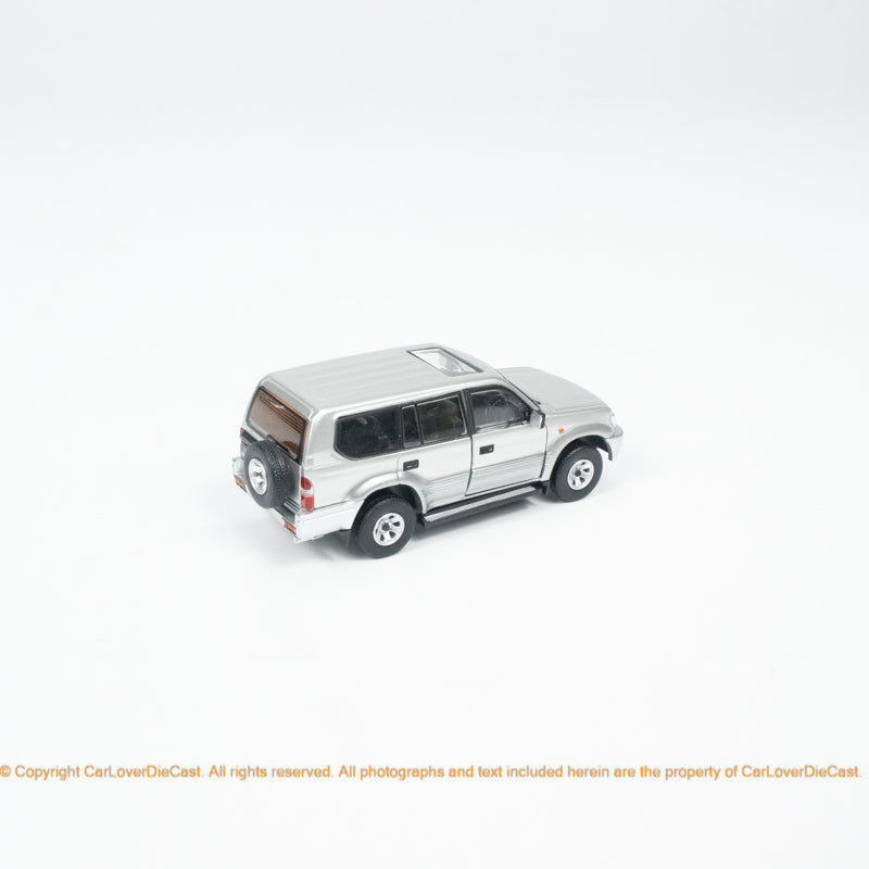 BM Creations 1:64 Toyota Land Cruiser Prado LC95 -Silver (LHD) (64B0351) Diecast Car Model Available Now