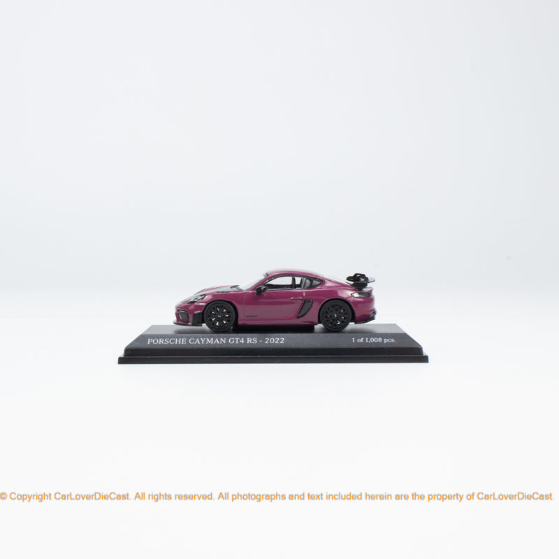 Minichamps 1:64 CLDC Exclusive Porsche Cayman GT4RS - 2022- Blue / Red / White (643062008/643062009/643062010) Diecast Car Model Available Now