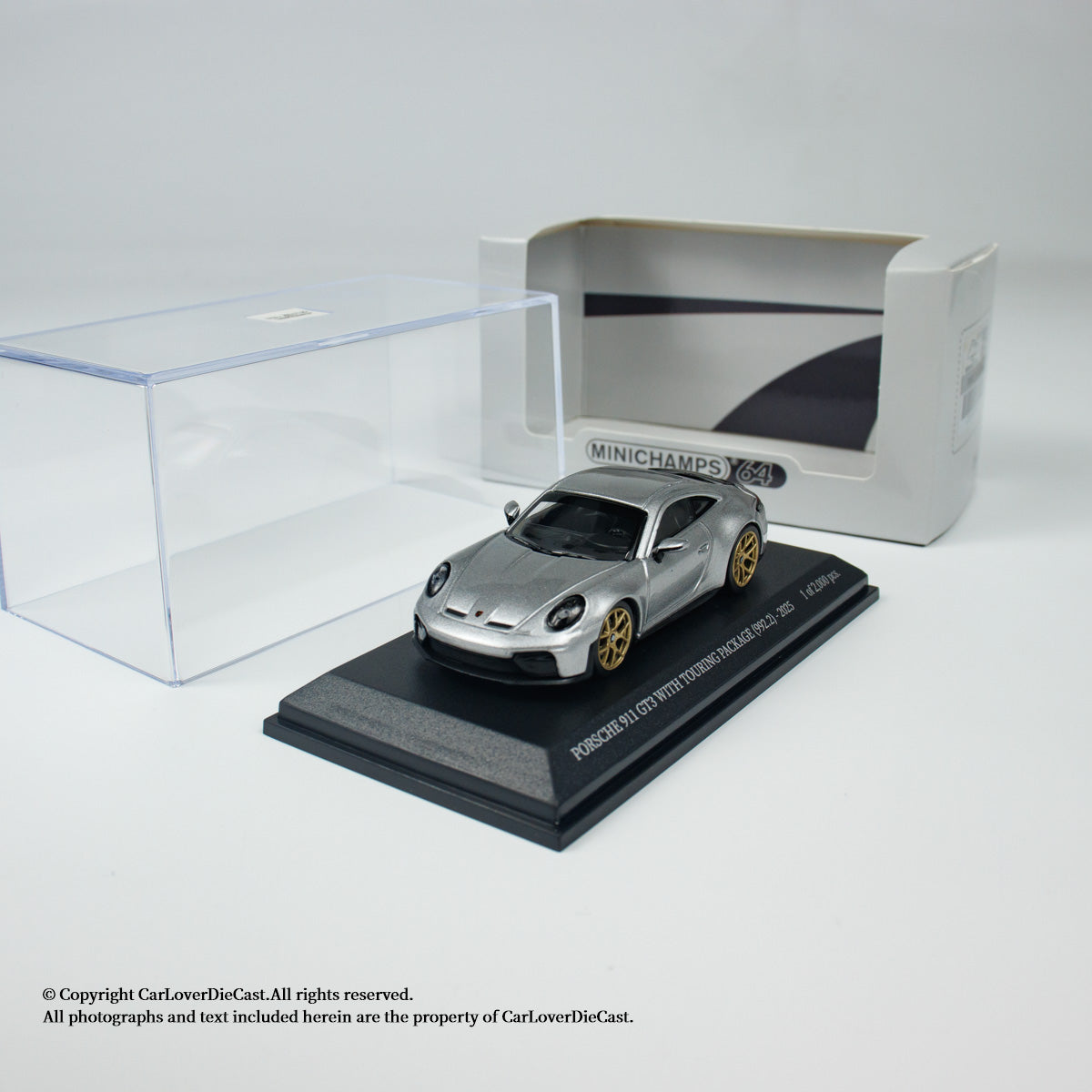 Minichamps 1:64 CLDC Exclusive PORSCHE 911 (992.2) GT3 TOURING (643064233-643064237) Diecast Car Model Available In June 2025 Pre Order Now
