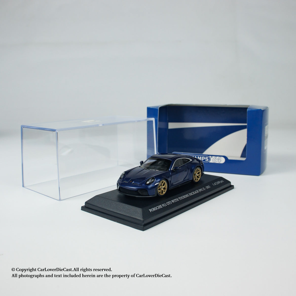 Minichamps 1:64 CLDC Exclusive PORSCHE 911 (992.2) GT3 TOURING (643064233-643064237) Diecast Car Model Available In June 2025 Pre Order Now