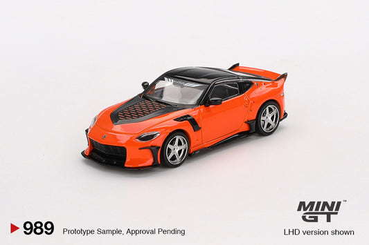 Mini GT 1:64 Nissan Z VeilSide FFZ400 Orange (MGT00989) Diecast Car Model Available In July 2025 Pre Order Now