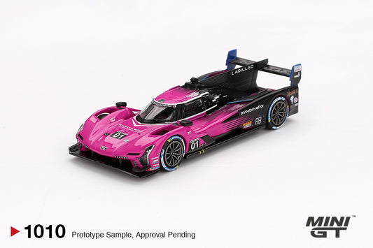 Mini GT 1:64 Cadillac V-Series.R #01 Cadillac Racing 2024 IMSA Petit Le Mans (MGT01010) Diecast Car Model Available In August 2025 Pre Order Now