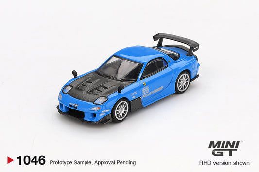 Mini GT 1:64 Mazda RX-7 RE-Amemiya 20B NA 3ROTOR-7 “Ama-san Go” (MGT01046) Diecast Car Model Available In August 2025 Pre Order Now