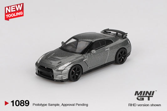 Mini GT 1:64 NISSAN GT-R 2013 Dark Metal Gray (MGT01089) Diecast Car Model Available In November 2025 Pre Order Now