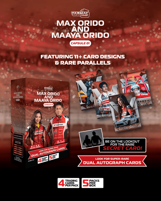 Tarmac Works Max Orido & Maaya Orido Capsule 01 (TC-MMOE-01) Trading Cards Available In August 2025 Pre Order Now