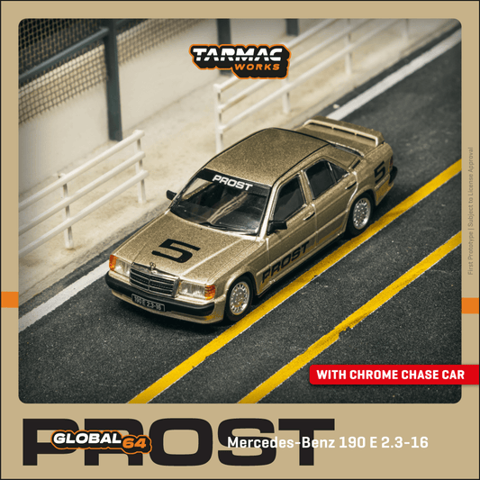 Tarmac Works 1:64 Mercedes-Benz 190 E 2.3-16 Race of Champion 1984 (T64G-047-84ROC05) Diecast Car Model Available In September 2025 Pre Order Now